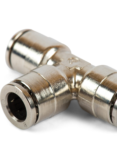 Tee Pneumatic Brass 8/6"x5/16"